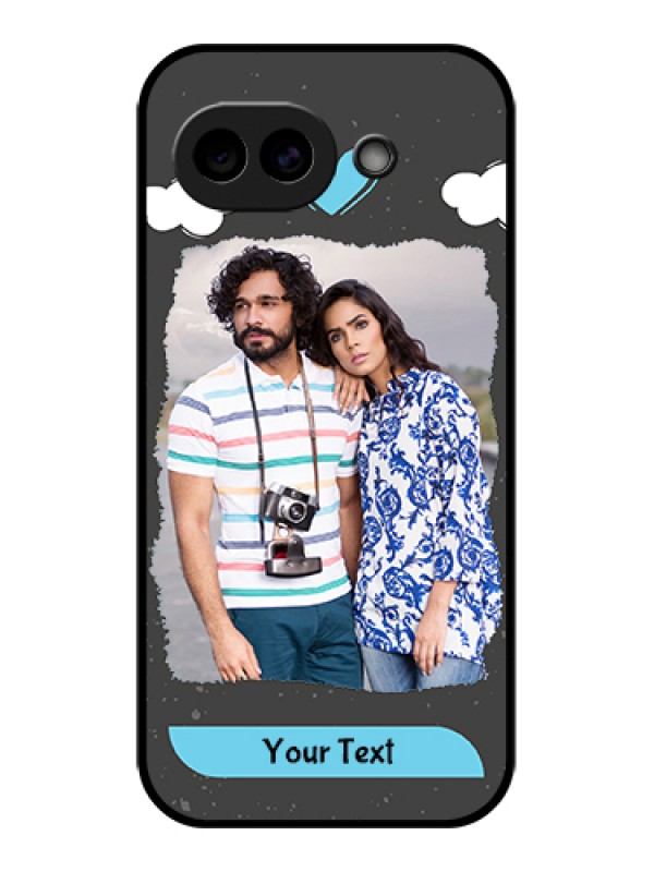 Custom Google Pixel 10A 5G Custom Glass Phone Case - Splashes With Love Doodles Design