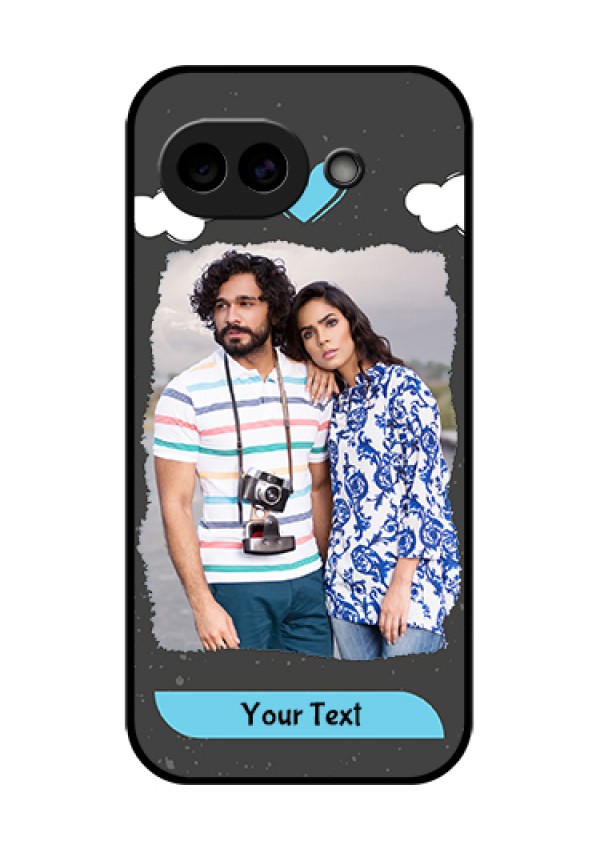 Google Pixel 10A 5G Custom Glass Phone Case - Splashes With Love Doodles Design