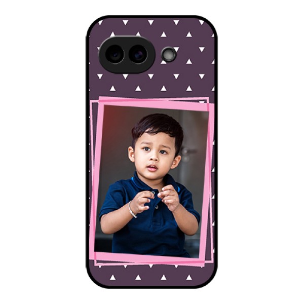 Google Pixel 10A 5G Custom Glass Phone Case - Triangle Pattern Dotted Design