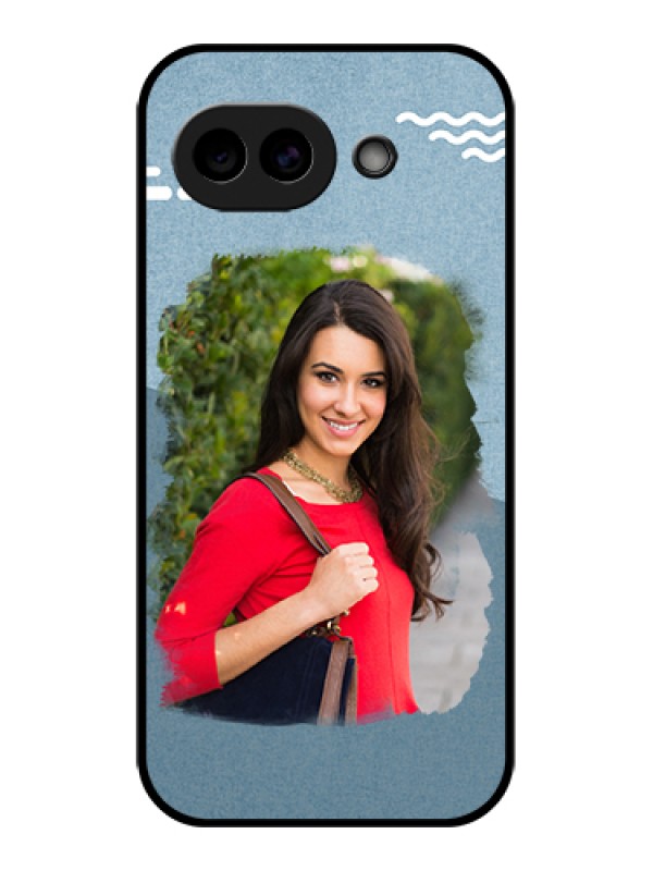Custom Google Pixel 10A 5G Custom Glass Phone Case - Grunge Line Art Design