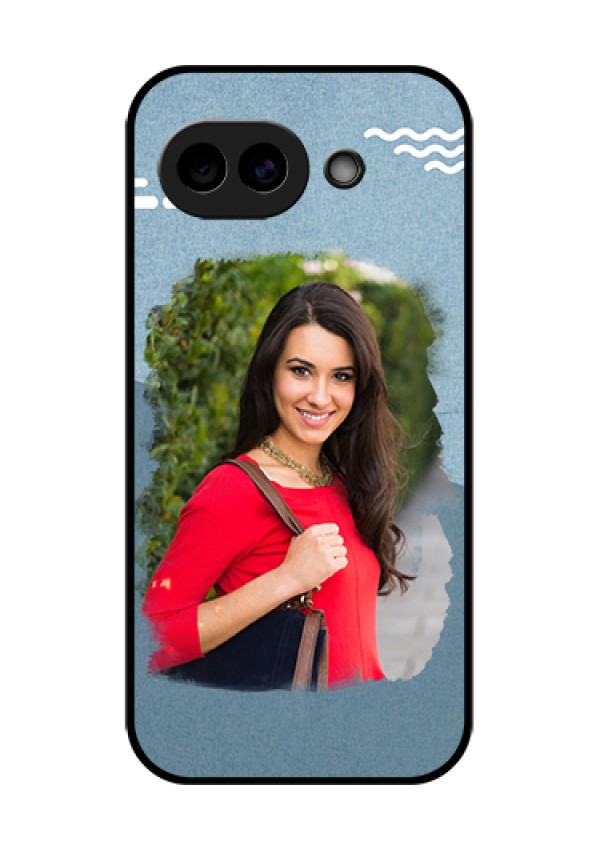 Google Pixel 10A 5G Custom Glass Phone Case - Grunge Line Art Design