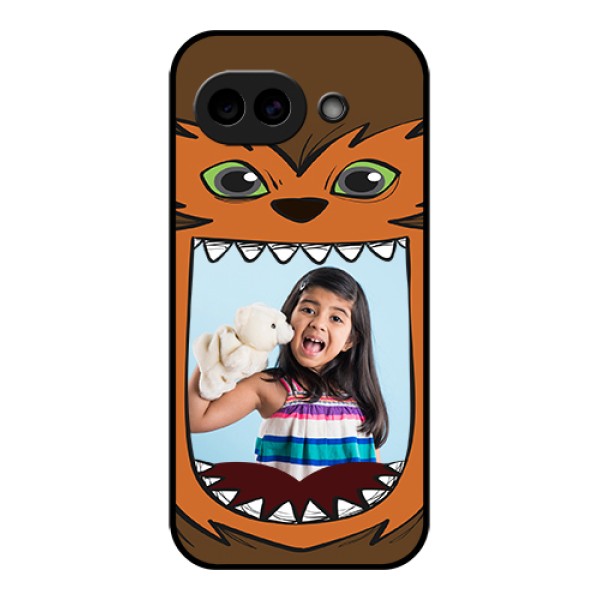 Google Pixel 10A 5G Custom Glass Phone Case - Owl Monster Back Case Design