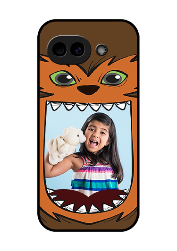Google Pixel 10A 5G Custom Glass Phone Case - Owl Monster Back Case Design