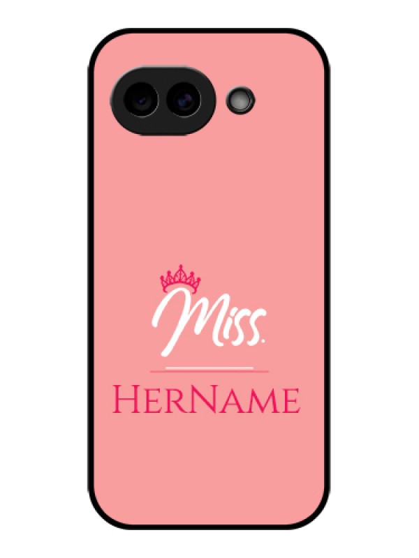 Custom Google Pixel 10A 5G Custom Glass Phone Case - Mrs With Name Design