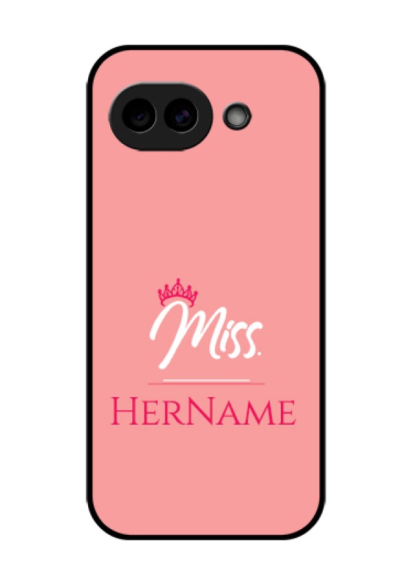 Google Pixel 10A 5G Custom Glass Phone Case - Mrs With Name Design