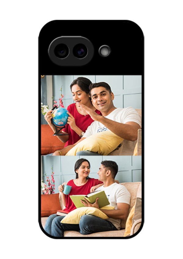 Google Pixel 10A 5G Custom Glass Phone Case - 2 Images Design