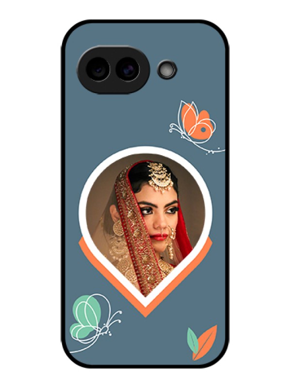 Custom Google Pixel 10A 5G Custom Glass Phone Case - Droplet Butterflies Design