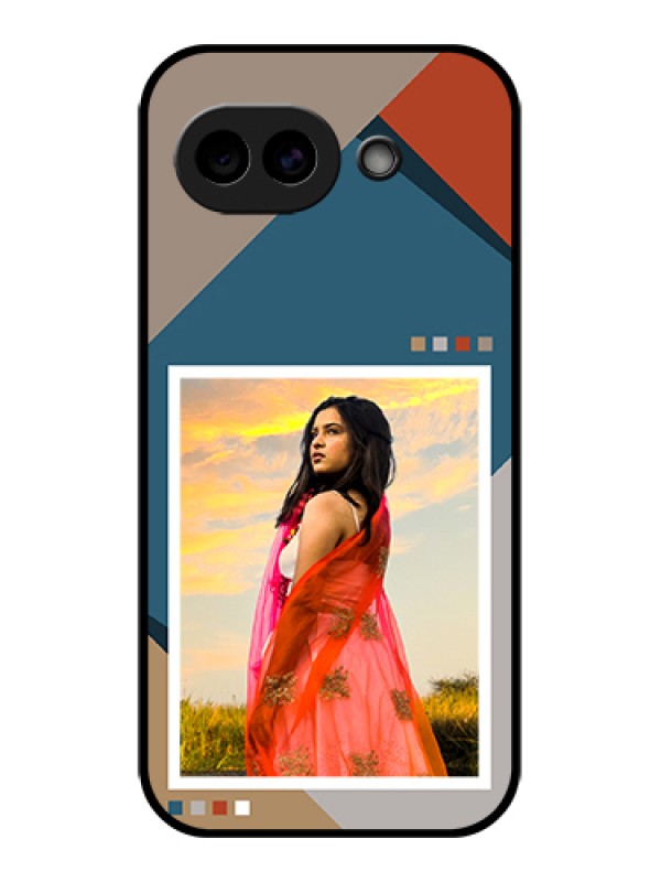 Custom Google Pixel 10A 5G Custom Glass Phone Case - Retro Color Pallet Design