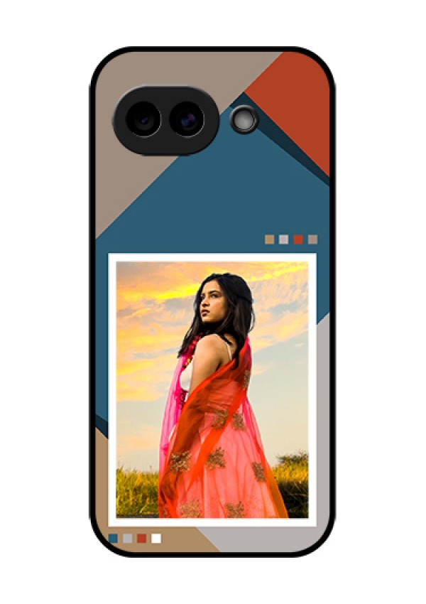 Google Pixel 10A 5G Custom Glass Phone Case - Retro Color Pallet Design