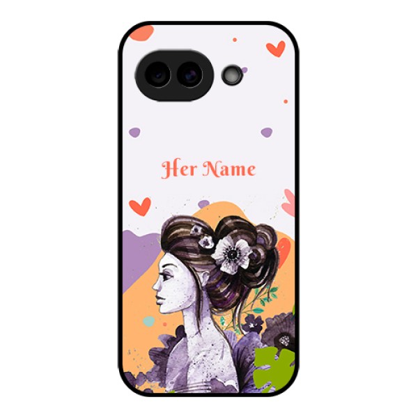 Google Pixel 10A 5G Custom Glass Phone Case - Woman And Nature Design