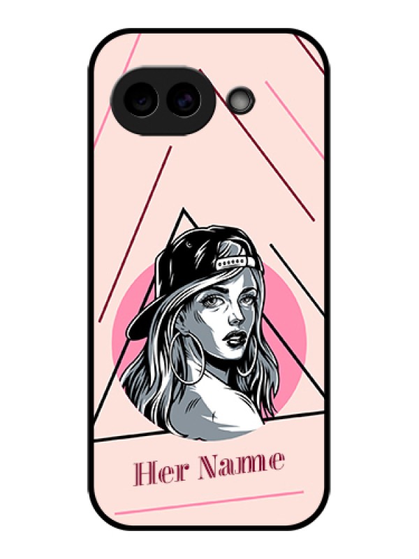 Custom Google Pixel 10A 5G Custom Glass Phone Case - Rockstar Girl Design