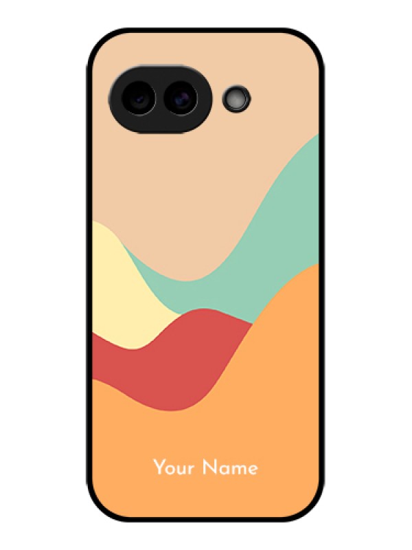 Custom Google Pixel 10A 5G Custom Glass Phone Case - Ocean Waves Multi - Colour Design
