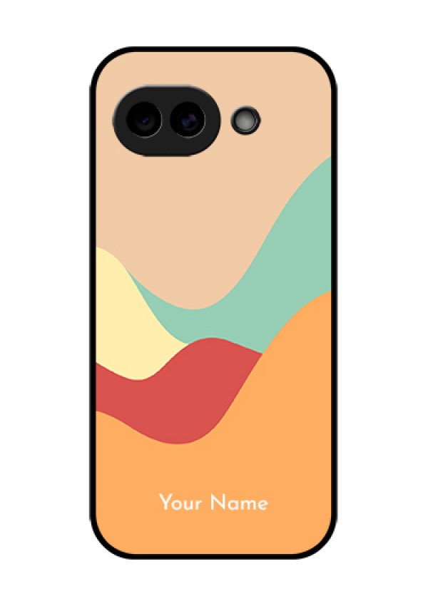 Google Pixel 10A 5G Custom Glass Phone Case - Ocean Waves Multi - Colour Design