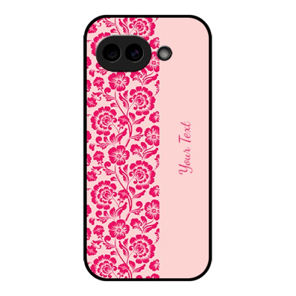 Google Pixel 10A 5G Custom Glass Phone Case - Attractive Floral Pattern Design