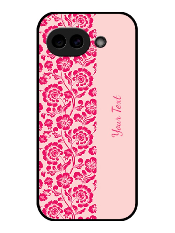 Custom Google Pixel 10A 5G Custom Glass Phone Case - Attractive Floral Pattern Design