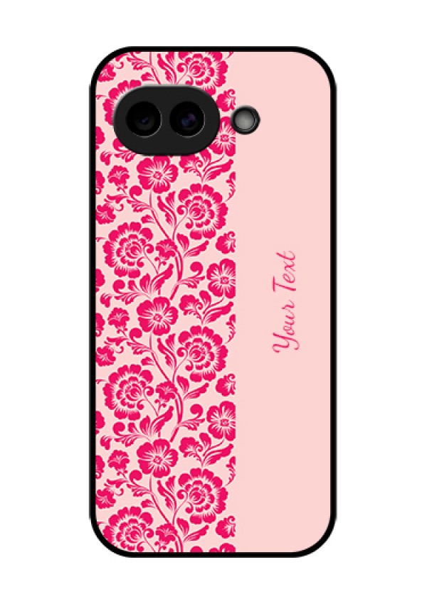 Google Pixel 10A 5G Custom Glass Phone Case - Attractive Floral Pattern Design