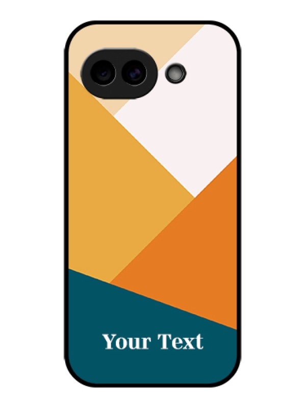 Custom Google Pixel 10A 5G Custom Glass Phone Case - Stacked Multi - Colour Design