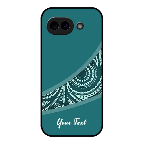 Google Pixel 10A 5G Custom Glass Phone Case - Semi Visible Floral Design