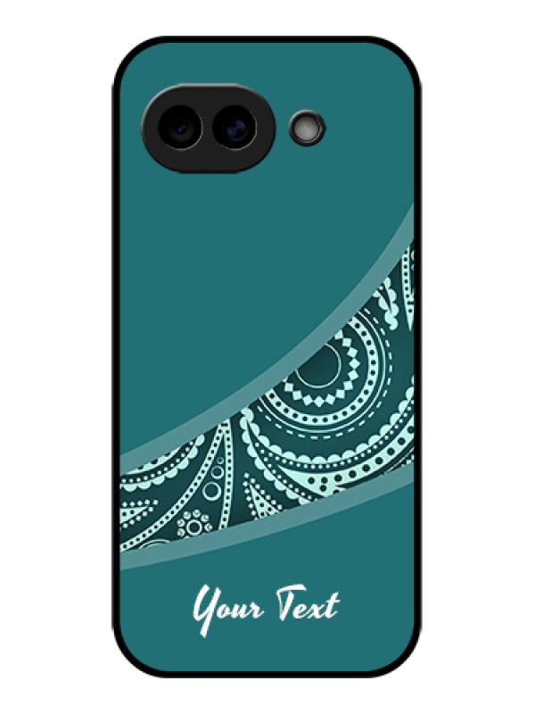 Custom Google Pixel 10A 5G Custom Glass Phone Case - Semi Visible Floral Design