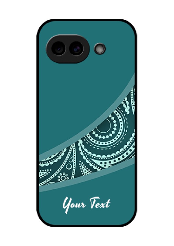 Google Pixel 10A 5G Custom Glass Phone Case - Semi Visible Floral Design