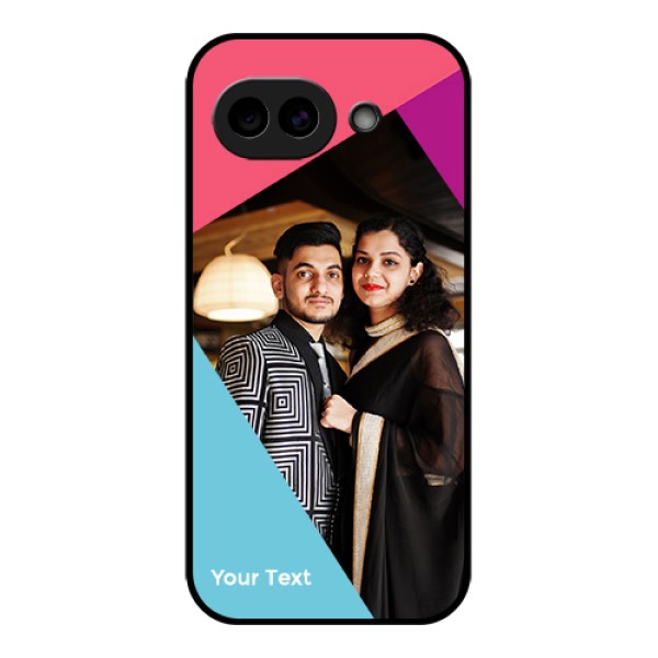 Google Pixel 10A 5G Custom Glass Phone Case - Stacked Triple Colour Design