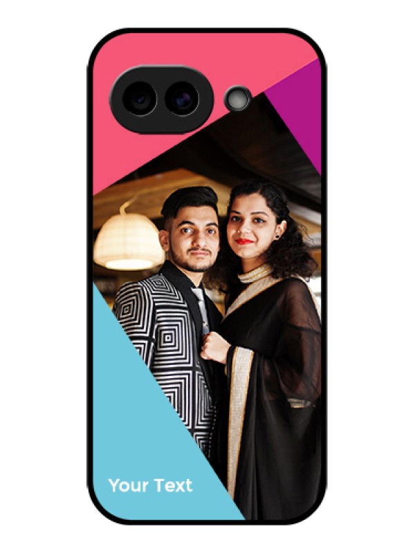 Custom Google Pixel 10A 5G Custom Glass Phone Case - Stacked Triple Colour Design