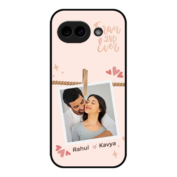Google Pixel 10A 5G Custom Glass Phone Case - Forever And Ever Love Design