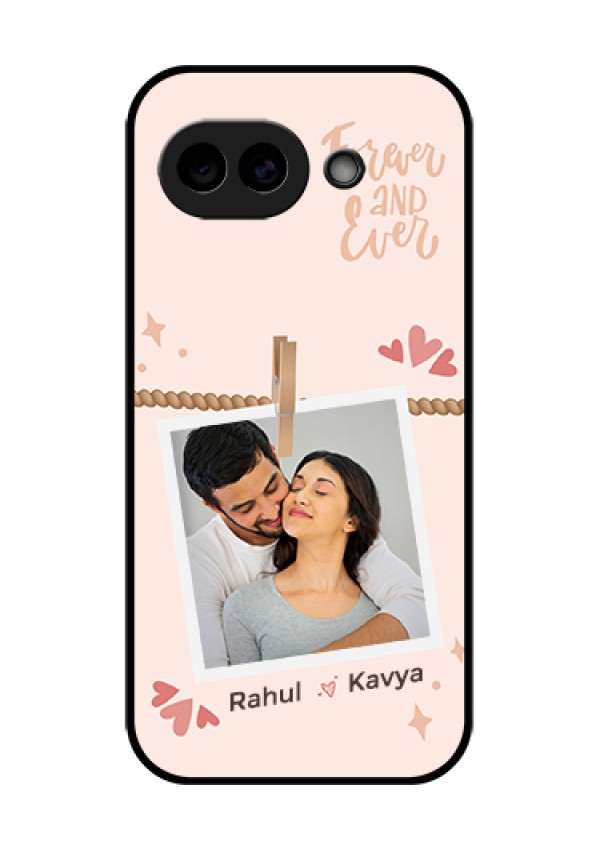 Google Pixel 10A 5G Custom Glass Phone Case - Forever And Ever Love Design