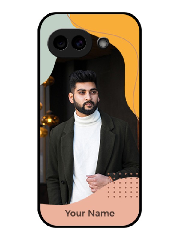 Custom Google Pixel 10A 5G Custom Glass Phone Case - Tri - Coloured Overlay Design