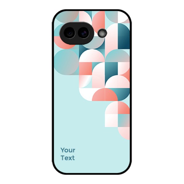 Google Pixel 10A 5G Custom Glass Phone Case - Stylish Semi - Circle Pattern Design