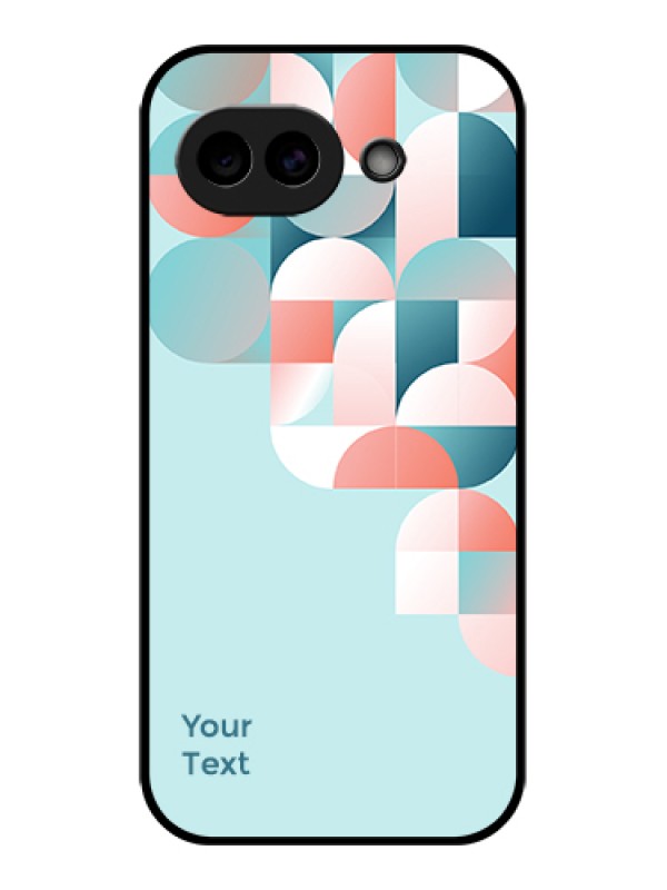 Custom Google Pixel 10A 5G Custom Glass Phone Case - Stylish Semi - Circle Pattern Design