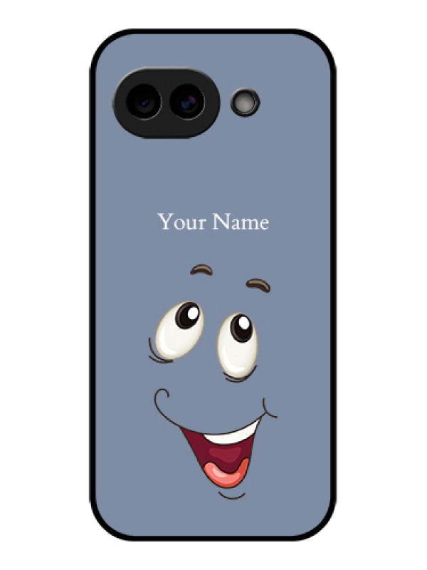 Custom Google Pixel 10A 5G Custom Glass Phone Case - Laughing Cartoon Face Design