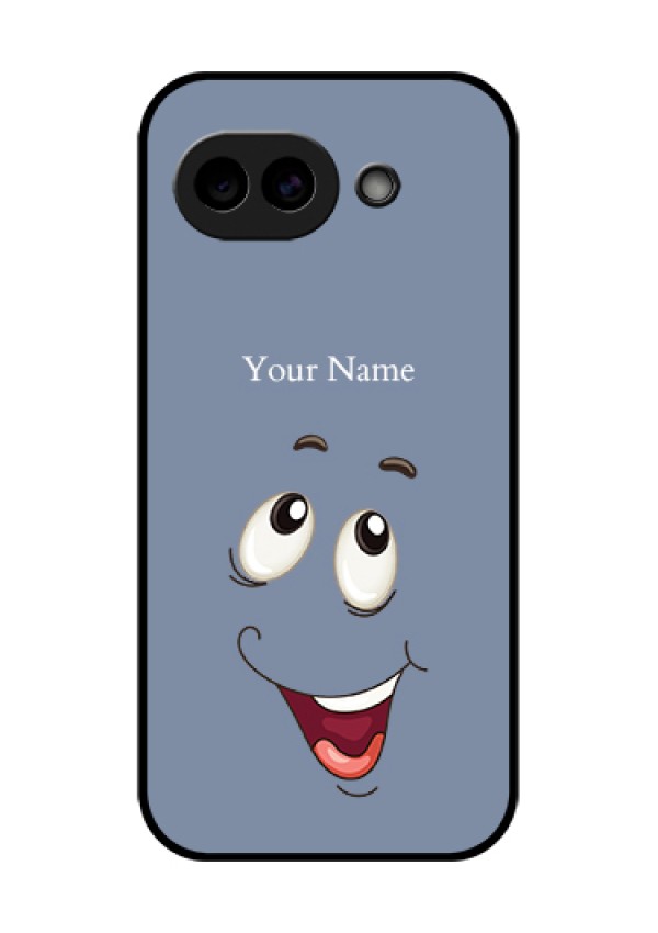 Google Pixel 10A 5G Custom Glass Phone Case - Laughing Cartoon Face Design