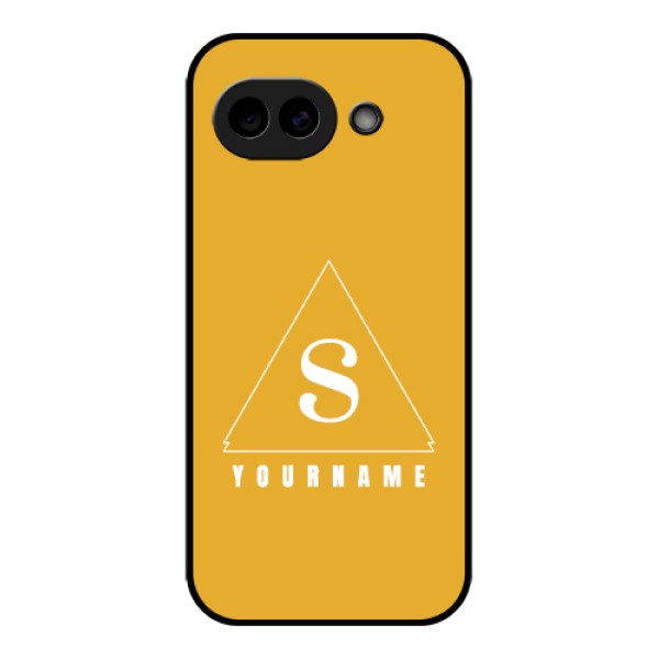 Google Pixel 10A 5G Custom Glass Phone Case - Simple Triangle Design