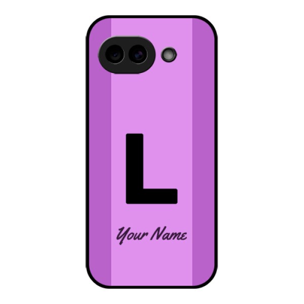 Google Pixel 10A 5G Custom Glass Phone Case - Tricolor Custom Text Design