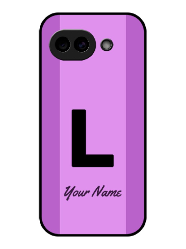Custom Google Pixel 10A 5G Custom Glass Phone Case - Tricolor Custom Text Design