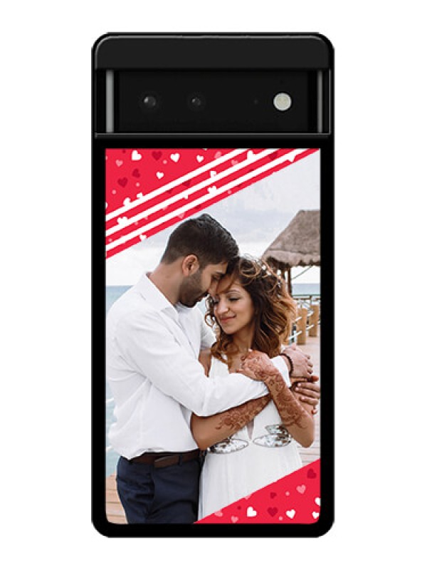 Custom Google Pixel 6 5G Custom Glass Phone Case - Valentines Gift Design