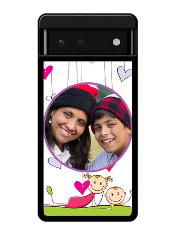 Custom Google Pixel 6 5G Custom Glass Phone Case - Cute Kids Phone Case Design