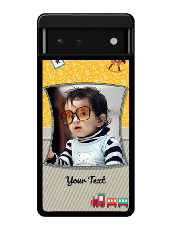 Custom Google Pixel 6 5G Custom Glass Phone Case - Baby Picture Upload Design
