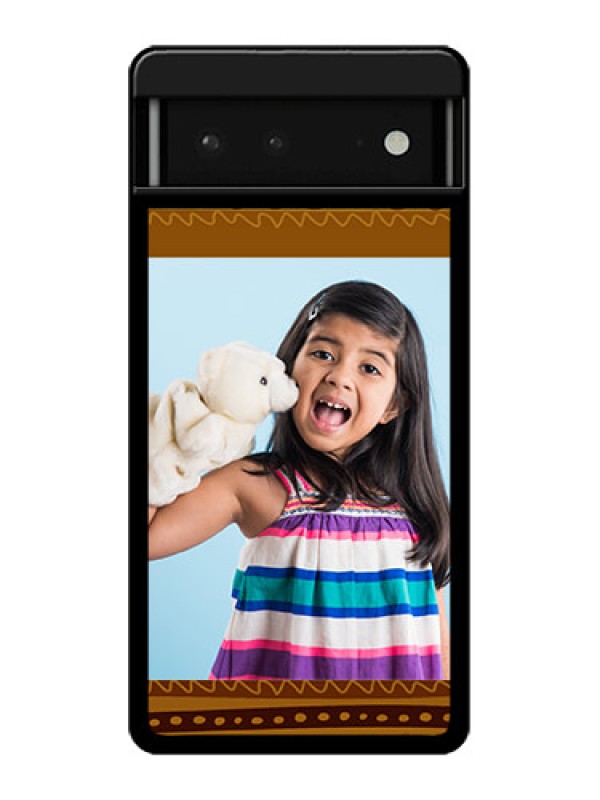 Custom Google Pixel 6 5G Custom Glass Phone Case - Friends Picture Upload Design