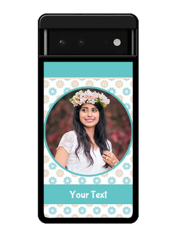 Custom Google Pixel 6 5G Custom Glass Phone Case - Beautiful Flowers Design
