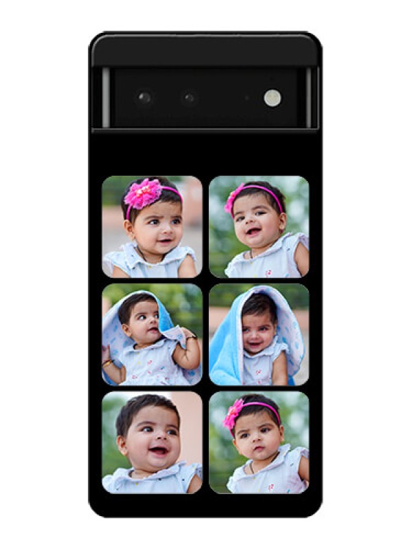Custom Google Pixel 6 5G Custom Glass Phone Case - Multiple Pictures Design