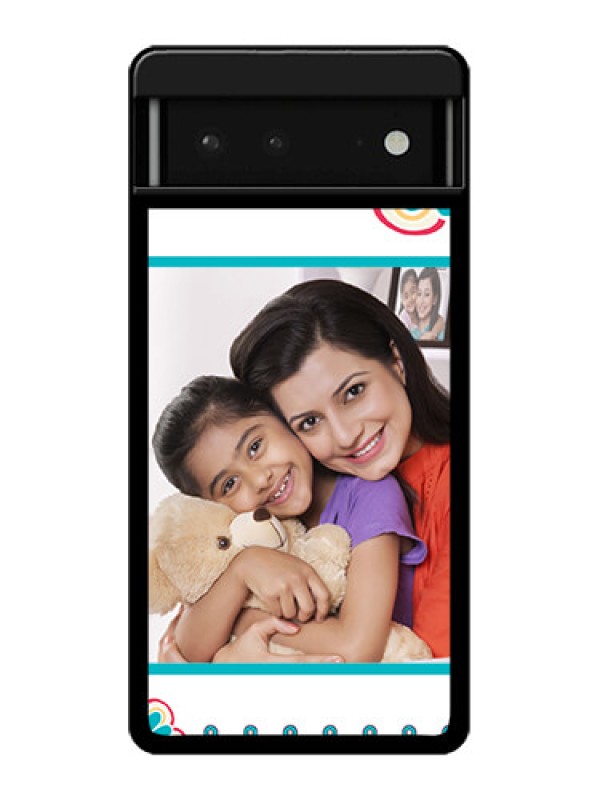 Custom Google Pixel 6 5G Custom Glass Phone Case - Flower Design