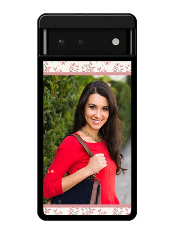 Custom Google Pixel 6 5G Custom Glass Phone Case - Stunning Floral Design