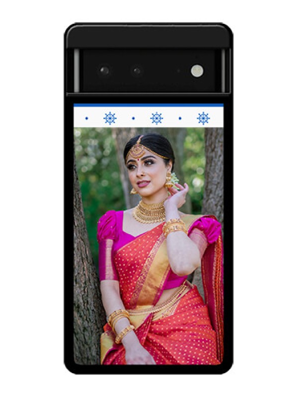 Custom Google Pixel 6 5G Custom Glass Phone Case - Snow Pattern Design