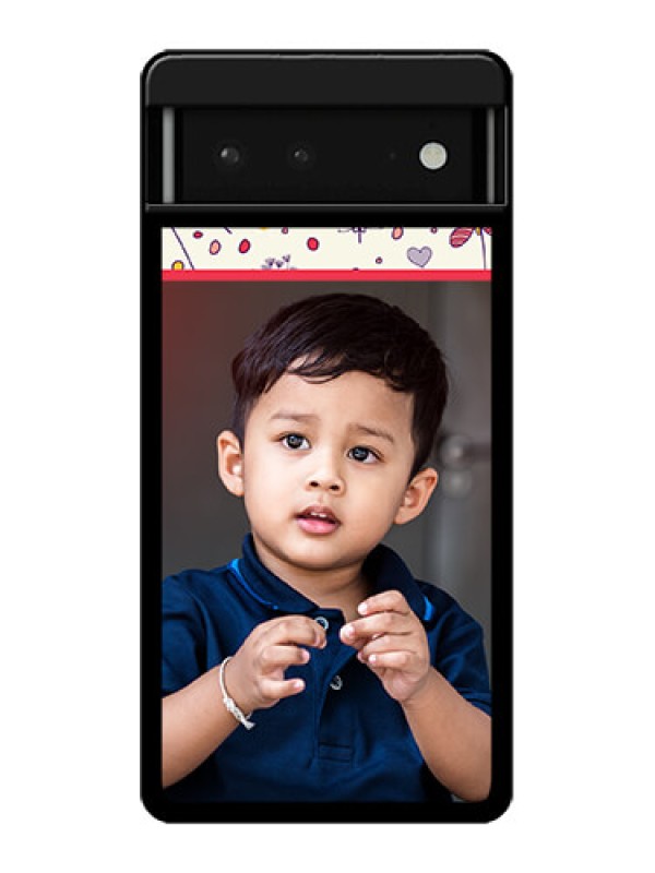 Custom Google Pixel 6 5G Custom Glass Phone Case - Premium Floral Design