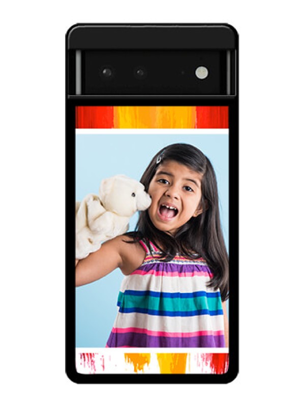 Custom Google Pixel 6 5G Custom Glass Phone Case - Multi Color Design