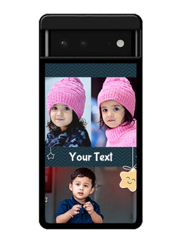 Custom Google Pixel 6 5G Custom Glass Phone Case - Hanging Stars Design