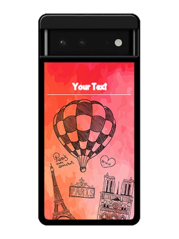 Custom Google Pixel 6 5G Custom Glass Phone Case - Paris Theme Design
