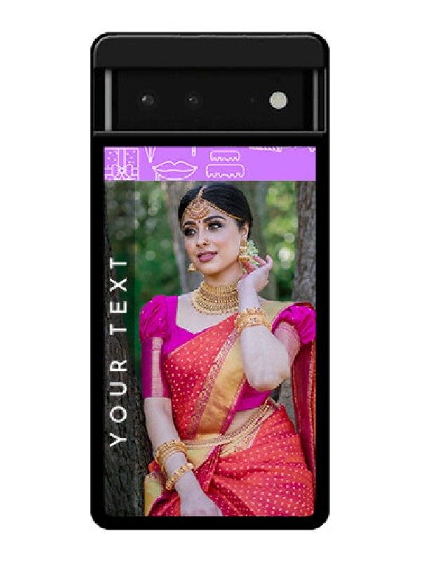 Custom Google Pixel 6 5G Custom Glass Phone Case - Birthday Icons Design